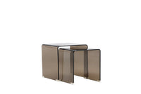 Sidebord Telemark 42 x 42cm, 36 x 36cm – brun