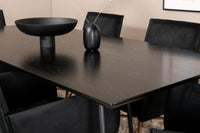Spisegruppe Petra 190 x 90 – svart