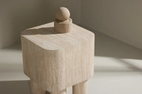 Sidebord Klirou 40x40 – beige