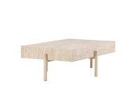 Sofabord Vadholmen 126 x 82 – hvitvasket