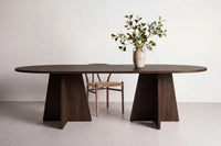Spisebord Bootcut ovalt 200x100