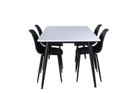 Spisegruppe 2-pakk Jimmy & Polar 150 x 90 – hvit og svart