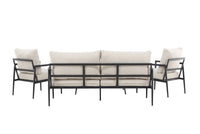 Loungegruppe Taromina – svart