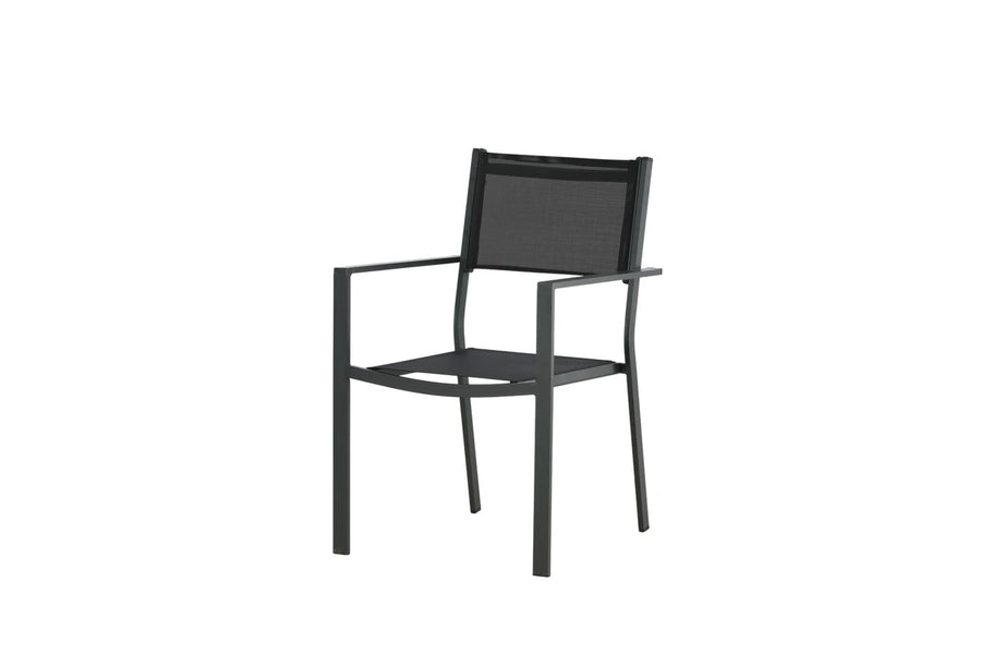 Spisestol Copacabana 2-pakk – svart