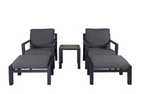Loungegruppe Barcelona – svart
