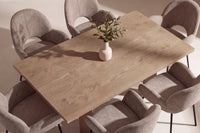 Spisegruppe Lillehammer & Florensa 200 x 90 + 2-pakk spisestoler – natur og brun