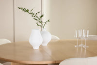 Spisegruppe Strada & Lilja rektangulær ⌀120 2-pakk – hvitkalket og beige