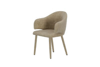 Spisestol Evelin 2-pakk – beige