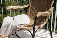 Loungelenestol Loreto – svart