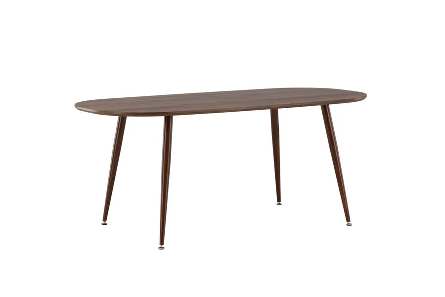 Spisebord Sanford ovalt 180 x 90 – mørkebrun