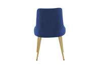 Spisestol Velvet Deluxe 2-pakk – blå