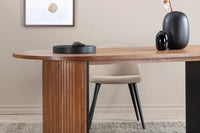 Spisebord Bianca ovalt 200 x 90 – valnøtt