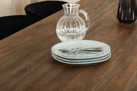 Spisegruppe Arrow & Padang spisestol 2-pakk + rektangulært spisebord 250 x 100 – svart og natur