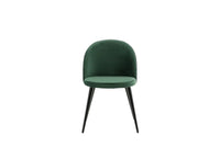 Spisestol velour 2-pakk – grønn