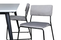 Spisegruppe Jimmy & Kenth 150 x 90 2-pakk – hvit og grå