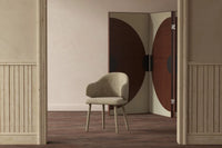 Spisestol Evelin 2-pakk – beige