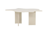 Spisebord Flower ovalt 190 x 123 – beige