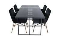 Spisegruppe 200 x 90 – svart