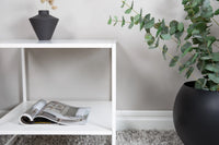 Sidebord stål 50 x 50 – hvit