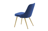 Spisestol Velvet Deluxe 2-pakk – blå