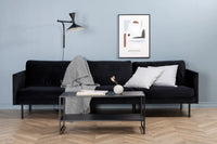 Sofa 3-seter Zoom – svart