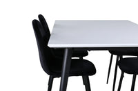 Spisegruppe 2-pakk Jimmy & Polar 150 x 90 – hvit og svart