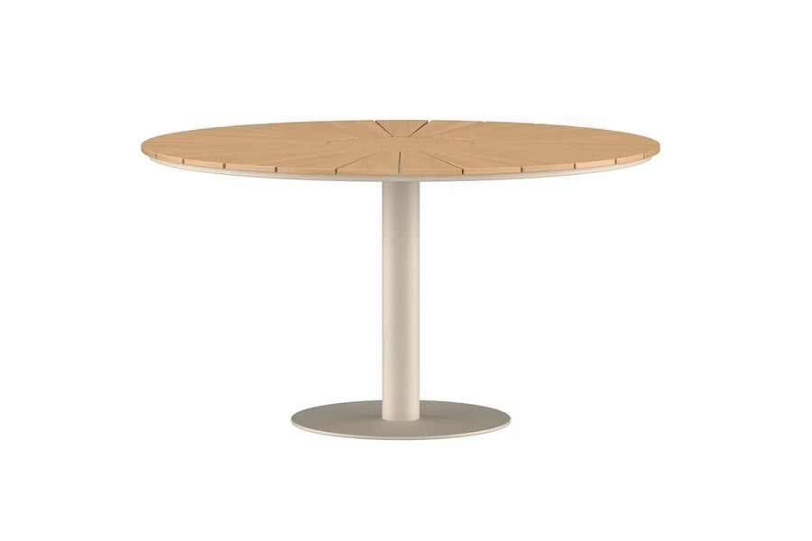 Spisebord Croft rundt Ø120 – beige