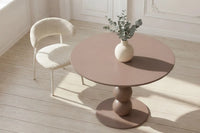 Spisebord Boule Ø110 – brun
