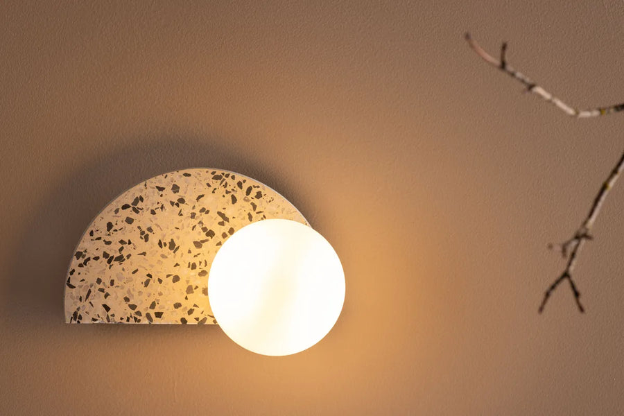Vegglampe Abbeville – hvit