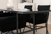 Spisegruppe 200 x 90 – svart