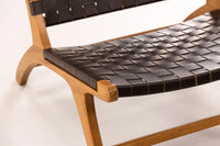 Loungelenestol Rike – brun