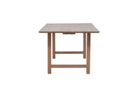 Spisebord Count rektangulært 220 x 100 – brun