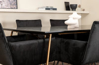 Spisegruppe Petra 190 x 90 – svart