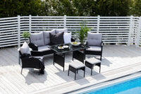 Sofagruppe Knock – svart