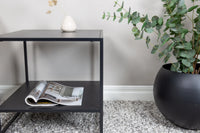 Sidebord Stål 50 x 50 – svart