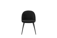 Spisestol Velvet 2-pakk – svart