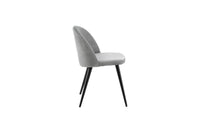 Spisestol Velvet 2-pakk – grå