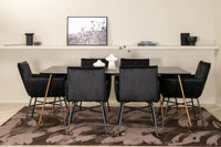 Spisegruppe Petra 190 x 90 – svart