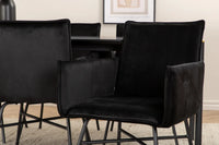 Spisegruppe Pelle & Petra 190 x 90 – svart