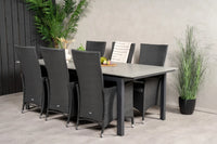 Spisegruppe Levels & Padova 229 × 100 2-pakk – svart