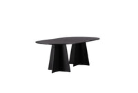 Spisebord ovalt 230 x 115 – svart