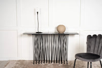 Sidebord Stone 130 x 37 – svart