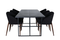 Spisegruppe Arch & Leif 2-pakk 200 x 90 – svart