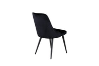 Spisestol Velvet Deluxe 2-pakk – svart