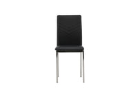 Spisestol Lily 2-pakk – svart