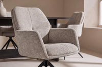 Spisestol 2-pakk + rektangulært spisebord 235 × 100 – brun og svart