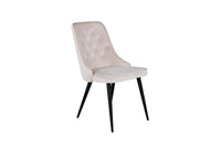 Spisestol Velvet Deluxe 2-pakk – beige
