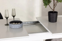 Spisebord Disa 120 x 80 – hvit