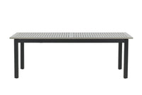 Spisebord Albany 224 x 90 – mørk grå