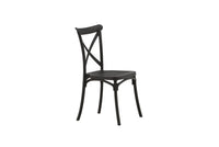 Spisestol Crosett 2-pakk – svart